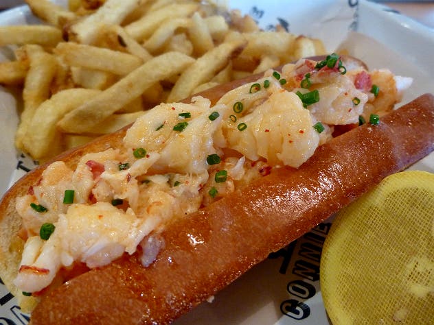 Lobster roll at Connie and Ted's | Photo by Leslee Komaiko