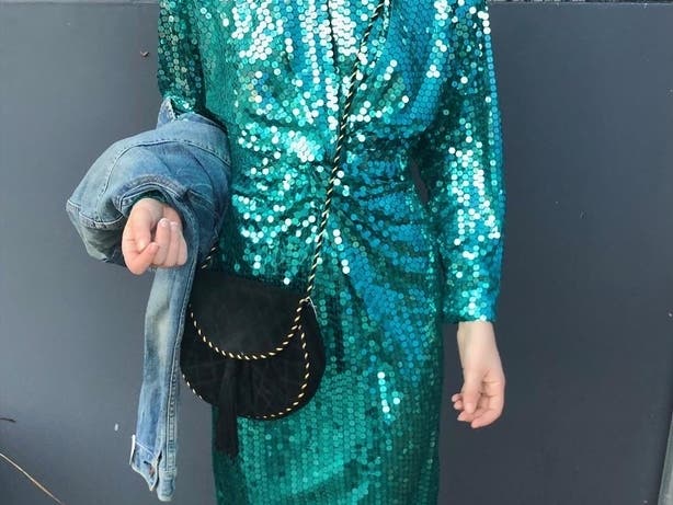 Sequin dress at The Left Bank