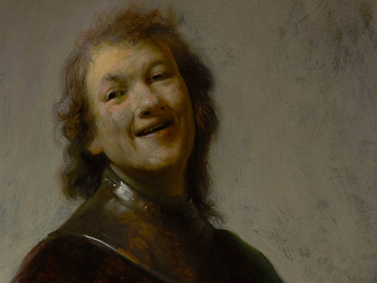 "Rembrandt Laughing" at the Getty Center