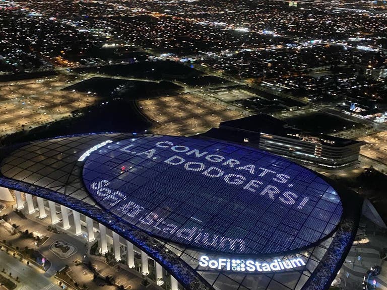 Dodgers Championship SoFi Stadium