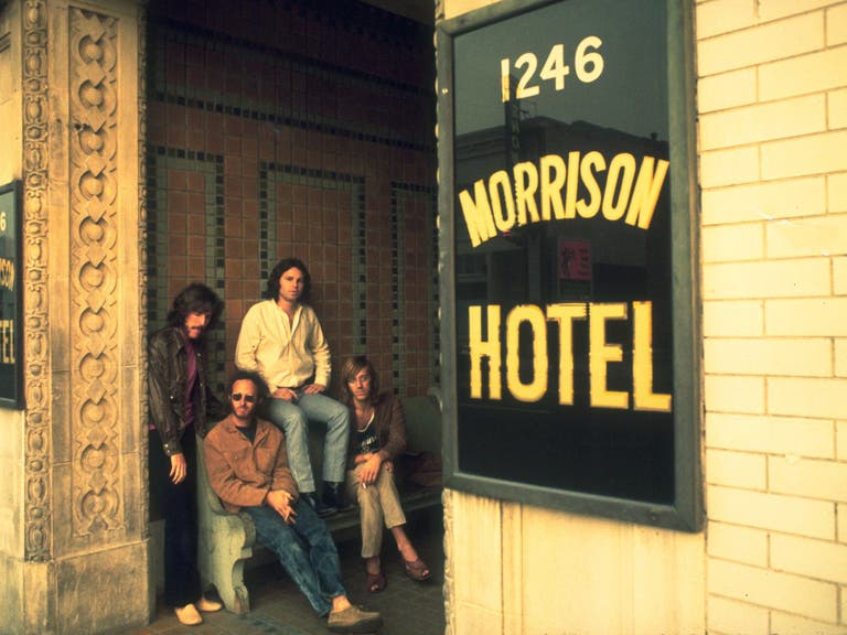 The Doors at the Morrison Hotel in December 1969