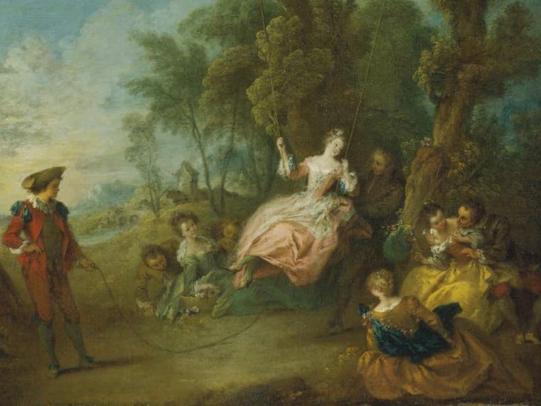"The Swing" by Jean-Baptiste Pater at The Huntington Library