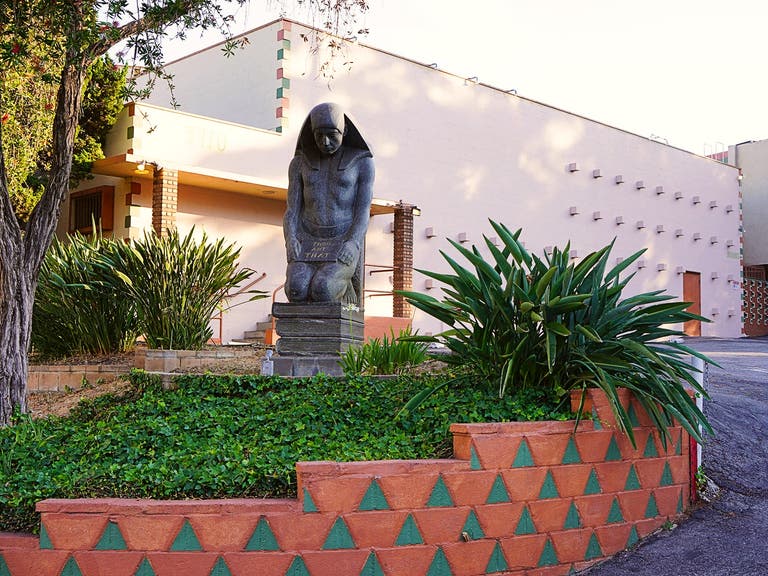 "Hermes Trismegistus" statue at the Philosophical Research Society