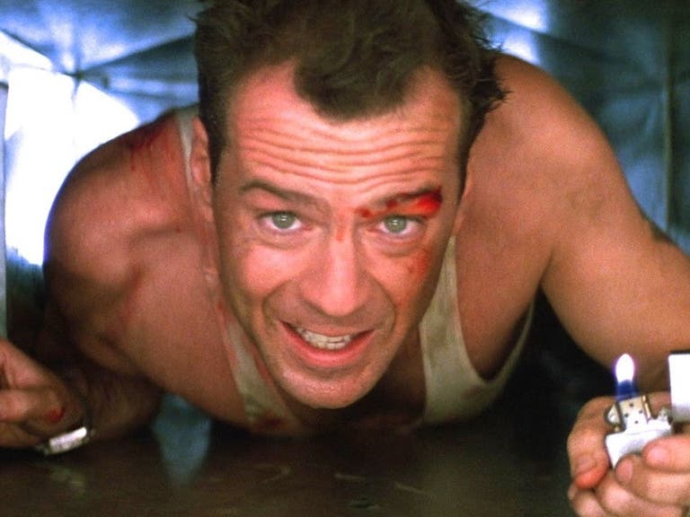 Bruce Willis in "Die Hard" (1988)