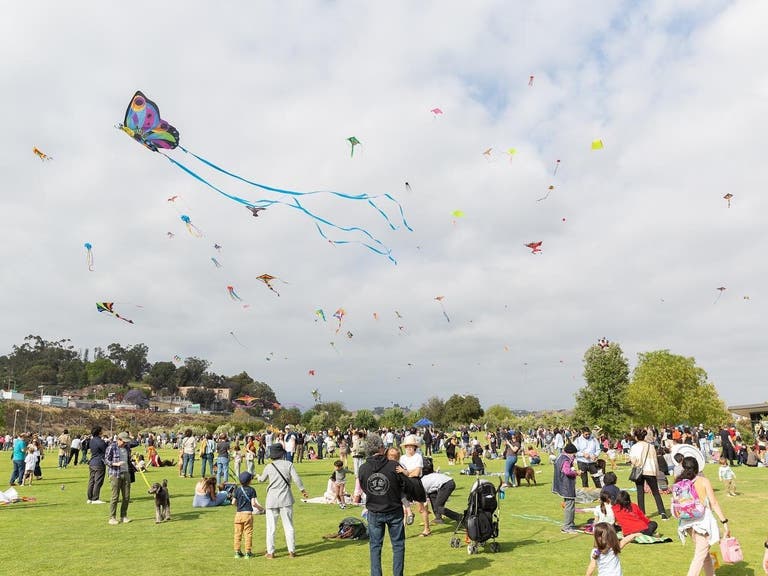 The People's Kite Festival at Los Angeles State Historic Park