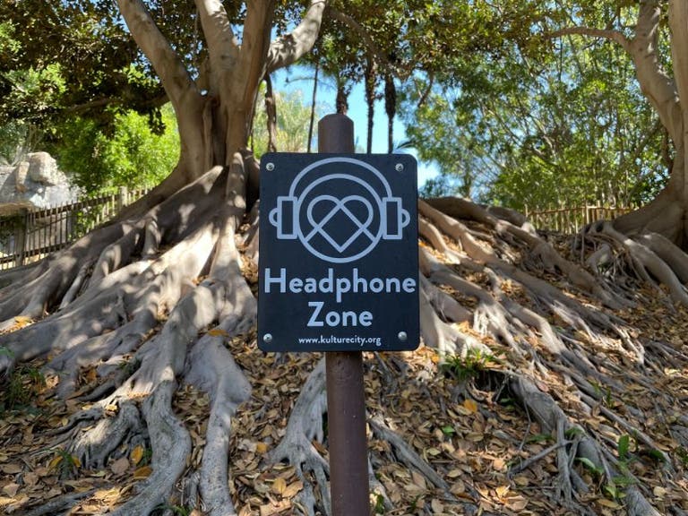 Headphone Zone at the LA Zoo