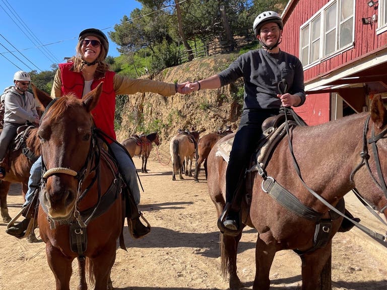 Couple on a ride at Sunset Ranch Hollywood
