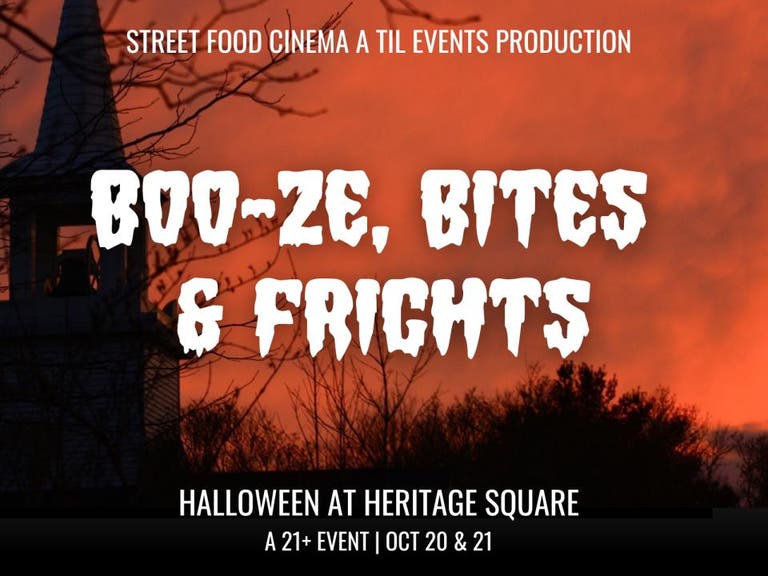Boo-ze, Bites & Frights 2023 at Heritage Square