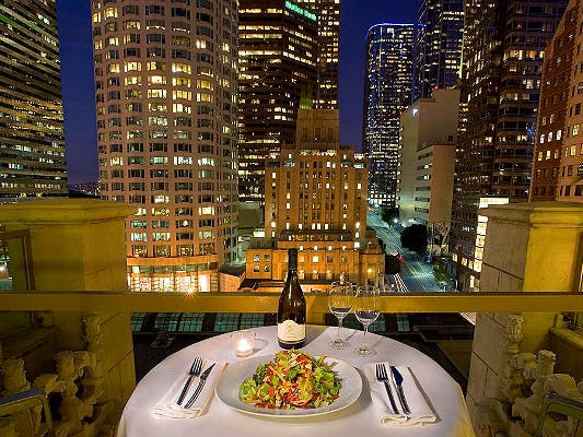 Rooftop table at Checkers | Photo courtesy of Hilton Checkers, Facebook